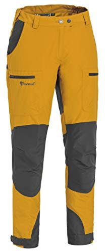 Pinewood Damen Caribou Tc bukser til kvinder Hose, Mustard Yellow/Dark Anthrazit, 40 EU