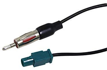 Fakra to Din ISO Audio Aerial Adaptor Lead Car Radio Antenna, Ancable Car Radio ISO PC5-100 Cable 15cm Compatible for FM Aerial DAB Radio for BMW, Ford, Volkswagen and more