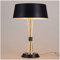 ZXLLAFT Tischlampe, Nachttisch Schreibtischlampe, Nachttischlampe Mit Schirm, Eisen Tischlampe Für Wohnzimmer, Schlafzimmer, Büro,100_120v