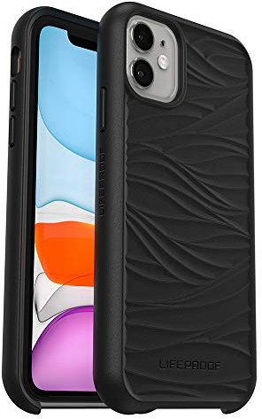 LifeProof Wake Case for iPhone 11 / iPhone XR, Shockproof, Drop proof to 2 Meters, Protective Thin Case, Sustainably made from Recycled Ocean Plastic, Black