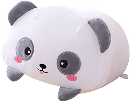 Panda Plüschtier Kissen, Flauschiges Niedliche Stofftier Kuscheltier Tier Puppe Plüsch Kissen Stofftierpuppe Cartoon Plüsch Spielzeug für Kinder Jungen Mädchen Valentine Geburtstag Geschenke,20CM