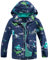 Manteaux Imperméables Garçon, Blouson Imperméable pour Enfants Veste de Pluie à Capuche Coupe Vent Veste de Pluie Légère Imprimée Printemps Automne, 5-6 Ans