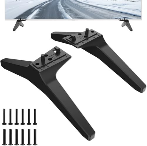 Stand for LG TV Legs, TV Legs for 60 65 in LG TV Stand 60UJ6050 60UK6090 60UM6900 60UM7200 60UN7000 60UN7000PUB 65UK7700 65UM6900 65UM7400 65UM7650 65UN6950 65UN6955ZUF 65UN8500 65UN8050 with Screws