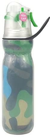 Roadoor 590 ml 3-in-1 Wasserflaschen, die Wasser kalt halten, große Mini-Maus-Sprühflaschen für Haare, Sprühflaschen, Fitnessstudio-Wasserflasche für Männer, B, Einheitsgröße