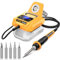 Cordless Soldering Station for Dewalt 20V Max Battery - Electric Digital LCD Display Soldering Iron Station Fast Heating Up Soldering Station for DIY, Appliance Repair (Battery Not Included)