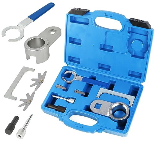 7tlg Zahnriemen Werkzeug VW Zahnriemensatz Motor Einstellwerkzeug Kompatibel mit VW T4 2.4 D & 2.5 TDI Universal für Diesel Motor