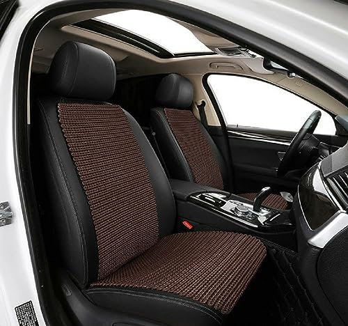 MANUKS Eisseide Sitzauflage Auto Eisseide Massage Kissen Atmungsaktiv Eisseide Sitzaufleger Sommer Universal Für Das Auto Fahrersitz Und Beifahrer Bürostuhl,1 Stück (B)