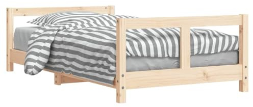 vidaXL Kinderbett 80x160 cm Massivholz Kiefer