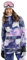 SIROKO - Snowboardjacke mit Kängurutasche für Damen W3-W Cloudmont - S - Mehrfarbig