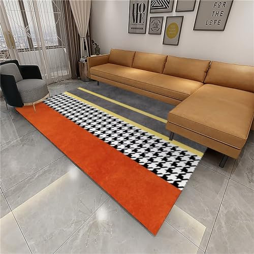 AU-SHTANG Teppich Pastell Brauner Teppich, Lobby-Yogamatte, umweltfreundlicher, formaldehydfreier Teppichrug Carpet,braun,40x60cm