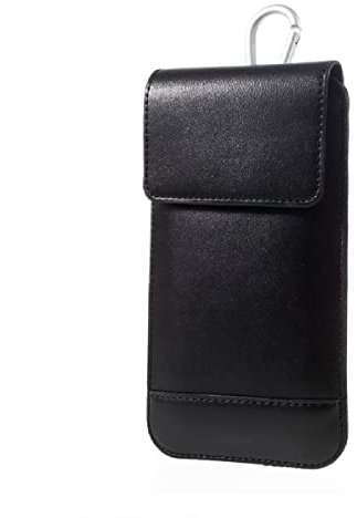 DFV mobile - Belt Case Cover Vertical Double Pocket für Vertu METAVERTU (2022) - Black