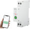 Candeon Interruttore su Guida DIN Interruttore Tuya WiFi Smart Circuit Breaker Interruttore di controllo remoto vocale for Alexa Google Assistant (1P-JT-63A)
