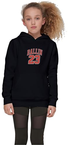 Mister Tee Herren Kids Ballin 23 Hoody Black, 110/116