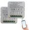 Interruttore intelligente WiFi a 1 via, zauzau 16 A, relè WiFi con statistiche di elettricità, interruttore Wi-Fi intelligente, compatibile con Apple Homekit, Alexa e Google Home (2 confezioni