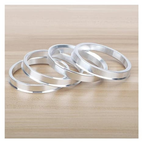 DZSGJNOF Spurverbreiterungen 4-teilige Radnaben-Zentrierringe Aus Aluminiumlegierung 57,1–72,56 57,1–66,5 57,1–70,3 57,1–73,1 66,5–73,1 66,1–70,1 Nabenabstandshalter(57.1-70.3mm)