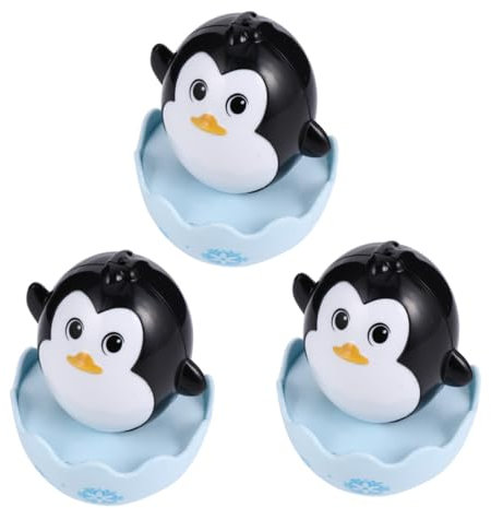 BCOATH 3pezzi Adorabile Giocattolo Tumbler Giocattolo Tumbler in Materiale Sicuro e Durevole Giocattoli a Molla Che Barriccano e Ritornano in Posizione Verticale Come Educativo Per Ragazz