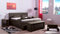 Boxspringbett Rico 240x220, W-Brown, 7-Zohnen Taschenfederkernmatratze, Komfortschaum - Inklusive Aufbau - Deutscher Hersteller