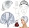 RANJIMA Oma Kostüm, Oma Kostüm Alte Frau, Old Lady Kostüm Großmutter Cosplay Zubehör Set,10 Teiliges Oma Perücke Kostüm Accessoire Set, Verkleidung für Fasching Karneval Damen Mädchen