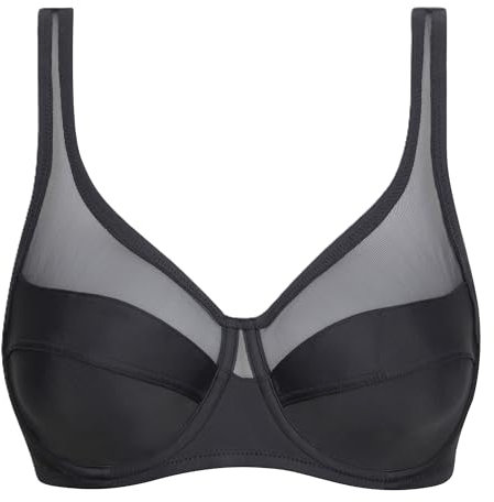 DIM Femme avec Armatures Generous Classique X1 Bra, Gris Granit, 90C EU