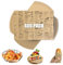 LOPYXBR 400PCS Greaseproof Paper Sheets, 38 x 28cm/15 x 11inch Food Wrapping Papers, Fish and Chip Papers Sheets, Old Newspaper Style Burger Paper Sheet for Fish Chip Burger Sandwich Wrapping (Brown)