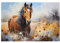 Mexpekil 1000 Teile Puzzle für Erwachsene, Aquarell, Pferd, Tier, Holzpuzzle, herausfordernde Puzzle-Spiele für Teenager, Geschenke