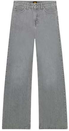 LEE - Jeans Damen - High Waist Wide Leg Fit - Stella A Line - Clean Black