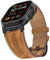 Bouixel Bracelet en cuir véritable compatible avec Apple Watch Ultra 3 - 49 mm, 46 mm, 45 mm, 44 mm, 42 mm - En cuir véritable avec connecteurs métalliques - Pour iWatch Ultra 2/1, Series 11 10 9 8 7