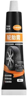 Tire Repair Glue,Black Tire Rubber Adhesive,Tire Repair Sealant,Sidewall Tire Repair Glue,Car Tire Repair Tool for Car,Motorcycle,Pickup Truck,Tractor,Tire Patch Glue