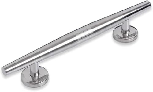 Bouton de Porte de Grange Robuste de 12 Pouces, côté en Acier Inoxydable, Coulissant pour Porte en Bois, abri de Jardin, Porte Coupe-feu Commerciale (280 mm)