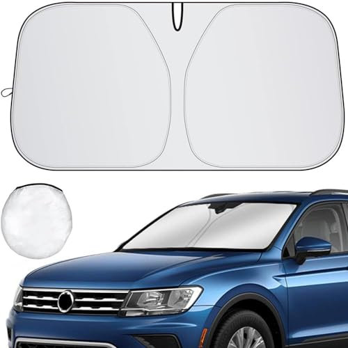 Sonnenschutz Auto Frontscheibe für Smart Fortwo III Coupe (C453) 2015-2019, Sonnenblende Vorne Windschutzscheibe für Sommer UV Hitzeschutz Plane Faltbar