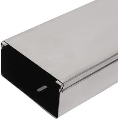 Cooalinar Cache Fil Electrique,Passe Cable Sol,Cache-CâBle De Sol,Goulotte De Distribution Universal CâBlage,Goulotte Electrique Exterieur,Goulotte Passe Cable en Acier Inoxydable,pour TV
