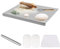 304 Planches À Découper, Extra Large Tranchoir en Acier Inoxydable, Conseil De Cuisson, Planche À Découper Lourde for La Cuisine, Pâtisserie Conseil for La Viande, Légumes,40x60cm/15.7Lx23.6W