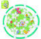 UKCOCO 1 Satz Outdoor Sandbag Ball mit Popping Funktion Bouncing Sandbag Ball für Lustiges Fangspiel im Freien Sandball für Strand und Gartenaktivitäten