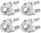4pcs 9/16 M14 304 Clips de Corde en Fil en Acier Inoxydable, Pinces de Selle à Boulons U Lourds pour Câble 14 Mm, Utilisation Extérieure à la Rouille pour le Patio/Clôture /