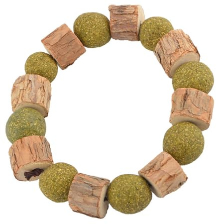 HANABASS Mâcher pour Chat Vigne Argentée Collier à Herbe à Chat Stimulation Active Nettoyage des Dents Suspendu pour Animaux