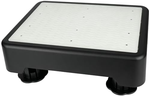 Demi-Pieds antidérapants avec Surface phosphorescente | hauteur réglable sur 3 niveaux, 9,4 à 15 cm, charge maximale : 250 kg, marchepied pour personnes âgées, enfants, douche