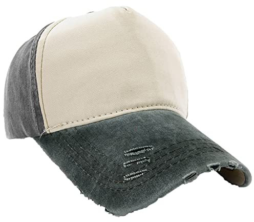 MFAZ Morefaz Ltd Unisex Baumwolle Baseball Cap Star Sport Mütze Baseballkappe Snap Back Trucker (Plain Beige Nave)