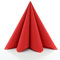 Prime Guest Servietten Rot, rote Premium Edition für Hochzeiten und Feiern, aus Prime Guest Airlaid, stoffähnlich, 50er Packung, 50 Stück, 40x40 cm, ¼ Falz