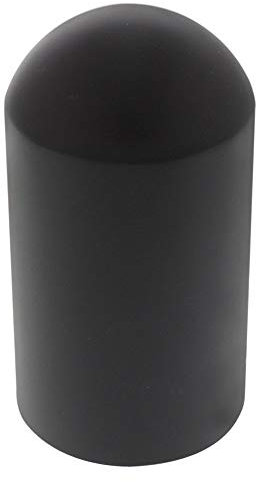 United Pacific 10549B – Radmutter-Abdeckung – 33 mm x 3 3/4 Zoll schwarze Kuppelmutter-Abdeckung – Gewinde