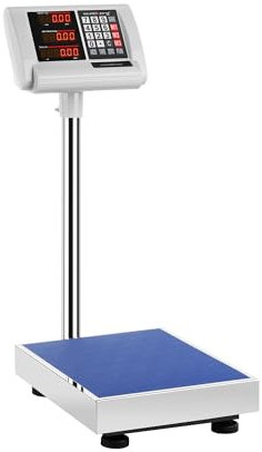 Steinberg Systems Báscula De Plataforma Bascula Industrial de Suelo SBS-PF-60/10A (60 kg / 10 g, Superficie Pesaje 40 x 30 cm)