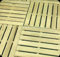 Piastrella da esterno mattonella pavimento cm 50x50 giardino in pino impregnato