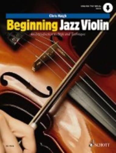 Beginning Jazz Violin - An Introduction to Style and Technique - Violin - Sheet music with Online Audio - (ED13906)