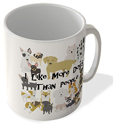 McMug - I Like More Dogs Than People - Mug, Ceramic, 11fl.oz.