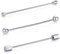 HONEY BEAR 3pcs Collier bar de broches Cravate Clip pour hommes Chemise,mariage, fête, Business quotidien cadeau (Mélanger Le Style C Argent sans boîte)