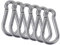 Rshuhx M6 Carabiner Hook Snap 6pcs 304Stainless Steel Spring Snap Link Hooks Keychain Heavy Duty Carabiner Clip Climbing Carabiner for Outdoor Camping Hiking Mountaineering Awning