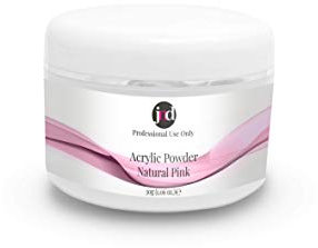 JND Acrylic Powder Professional Salon Quality Acrylic Nails Extension Nail Art (30 grams, Natural Pink)