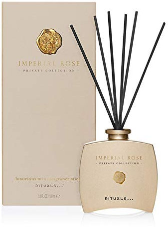 RITUALS - Imperial Rose - Petits bâtonnets parfumés - 100 ml - Bâtonnets de parfum d'ambiance - 6 semaines de parfum - Avec lingettes Filabe - D’autres parfums au choix sur cette page