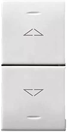Commutatore a pulsante Domus S44 1 Modulo1 Polo 10A Bianco - AVE SPA 441053