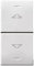 Commutatore a pulsante Domus S44 1 Modulo1 Polo 10A Bianco - AVE SPA 441053