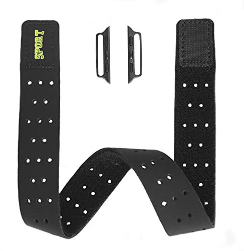 T-TAIMING Sport Edition Oberarm Armband kompatibel mit Apple Watch armband für Outwork und Fitnesstraining(46/45/44mm,Schwarz)